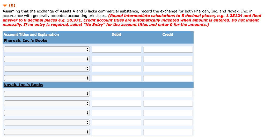Inc. Pharoah's asset is referred to below as "Asset A," and Novak
