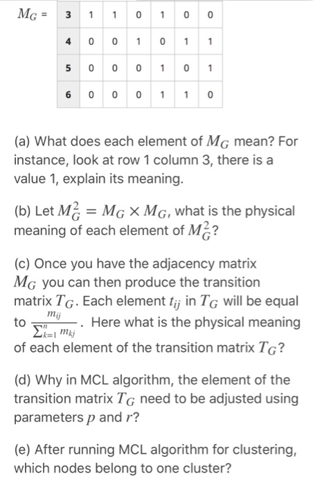 3 4 Mc 3 01o o (a) What does each element of