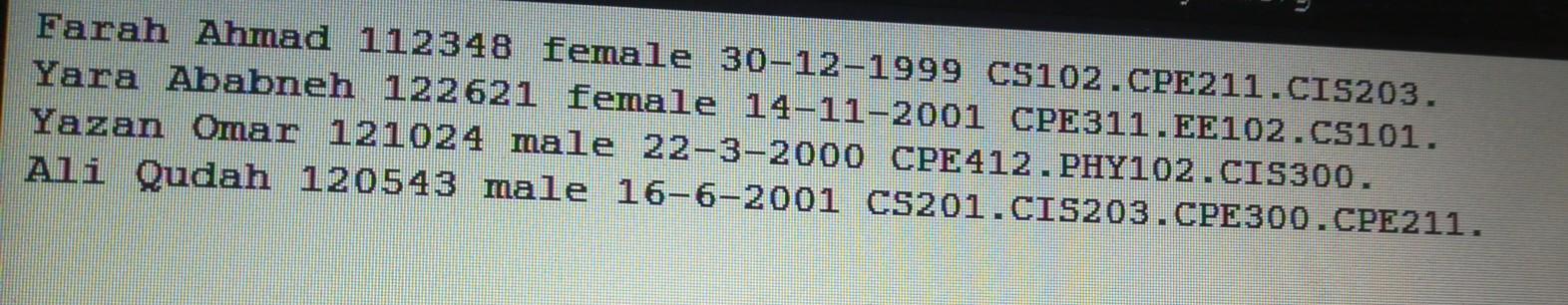the following menu and performs the selected task. Your code should print
