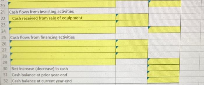 the sale of equipment that had cost $48,600, yielding a $2,000 gain.