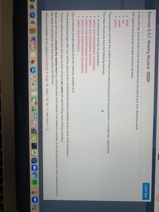 5.5.7 Im not sure how to get started, please answer every part
