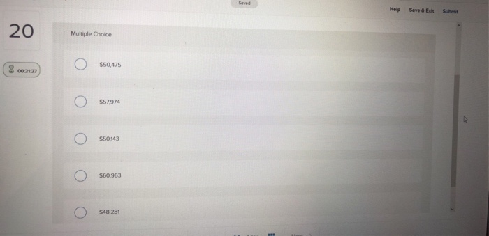 a new molding machine which is expected to produce operating cash flows