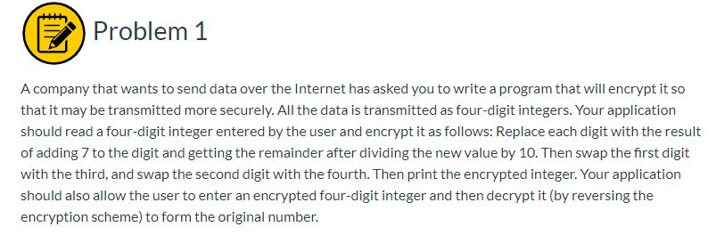 Should be structured like so: Assignment |--- problem1 |--- src |--- Encrypter.java