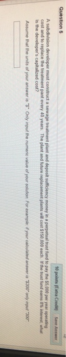 $20,000. The bank has offered the following choice of payment plans each