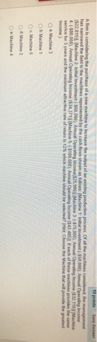 determined by using a loan of S20000 The bank has offered the