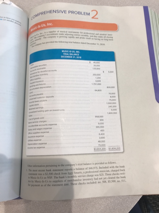  REHENSIVE PROBLEM 2 c-is-Us, Inc. and smate ary is growing rapidly