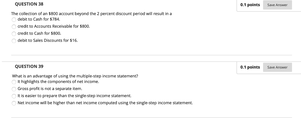is 60%. On January 30, 2017, customers should remit cash in the