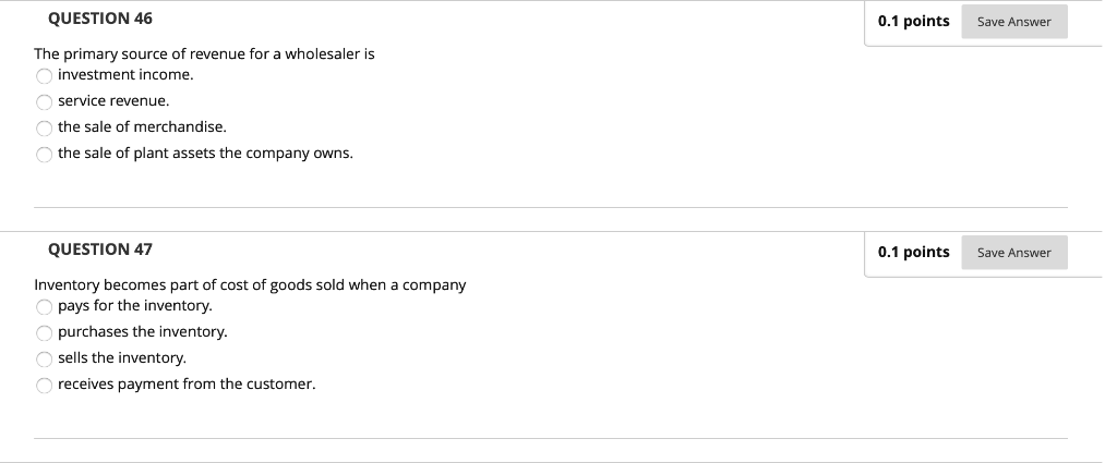 inventory method than under the periodic method? Sales Revenue Cost of Goods