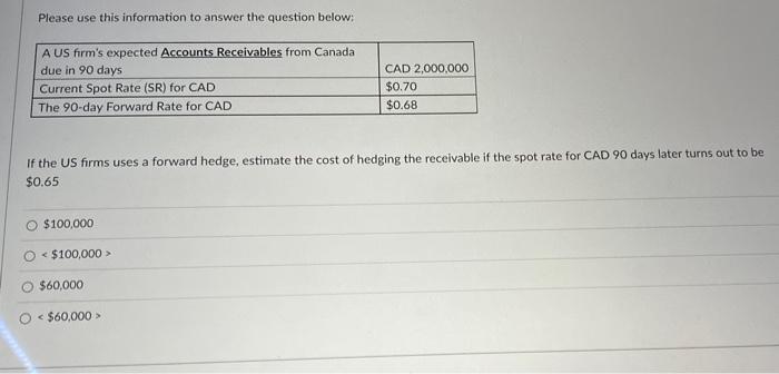  PLEASE HELP ASAP!!!! NEED IT QUICK!!! Please use this information to