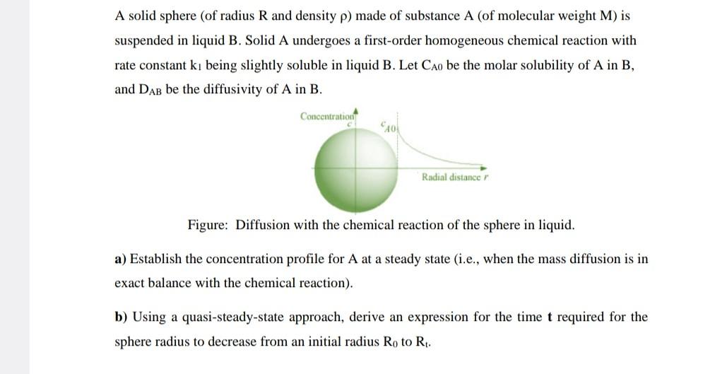  A solid sphere (of radius R and density ) made of