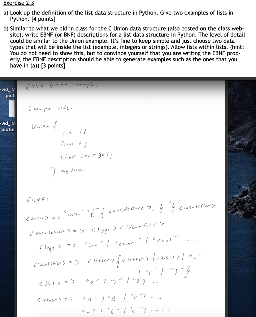 the give example below is data structure union example. want to use