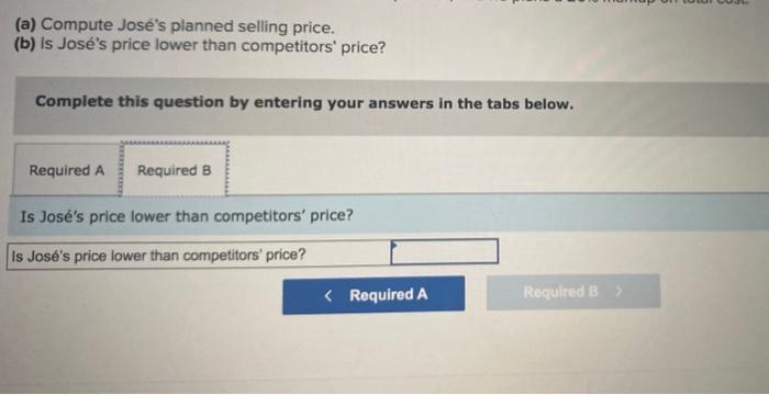 thank uuuu QS 23-17 (Algo) Pricing using total cost LO P6 Jos