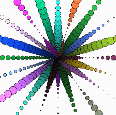 Javascript P5 animation Problem: 2. Explosion Read and understand the template code: