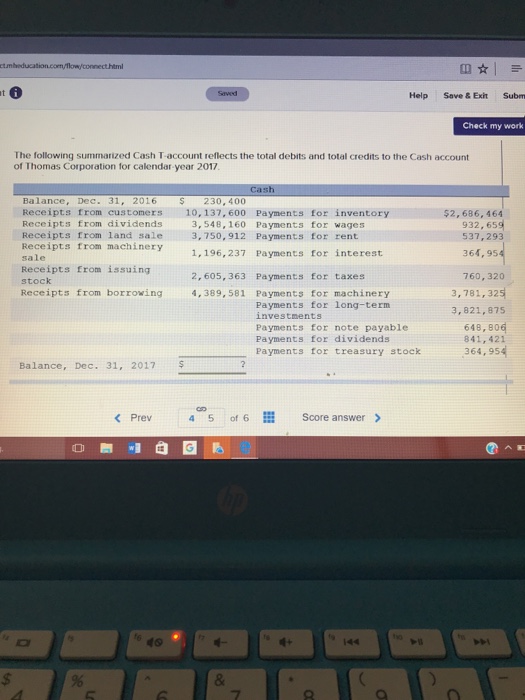  Help Save & Exiht Subm Check my work The following summarized