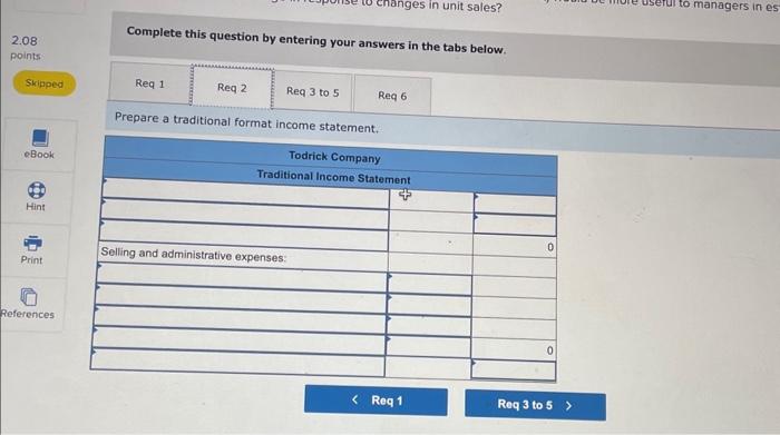 Calculate the variable cost per unit. 5. Calculate the contribution margin per