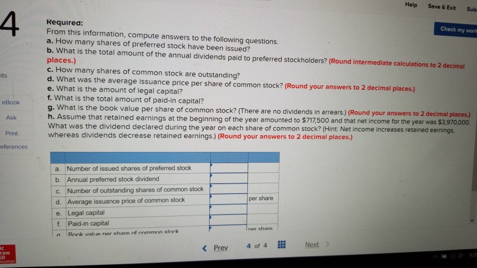 shares authorized, issued, and outstanding Total paid-in capital Ask Print tock was