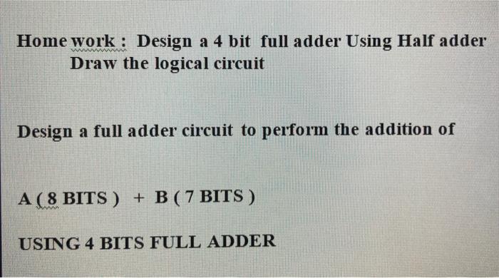 digital logic design (u can use logisim program) Home work :