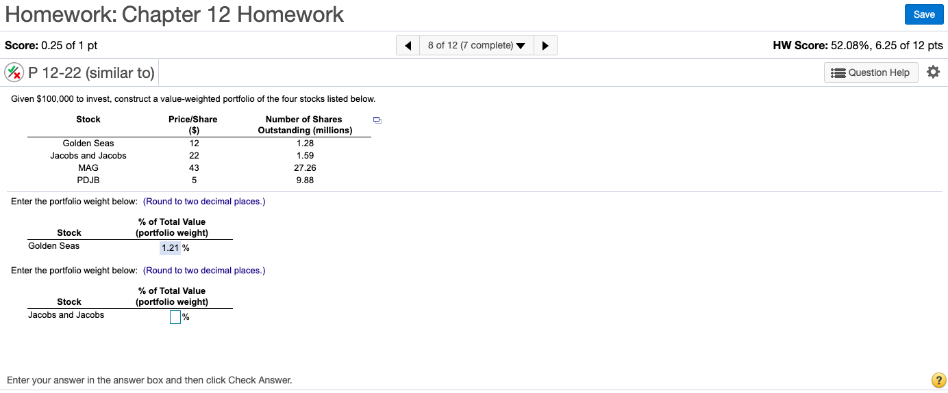 ANSWER THIS QUESTION FOR ALL STOCKS !!!!!!!!!!! !!!!!!!!!!!!!! !!!!!!!!!!!!!!!!!!!!!!!!!!!!!!!!!!! Homework: Chapter 12