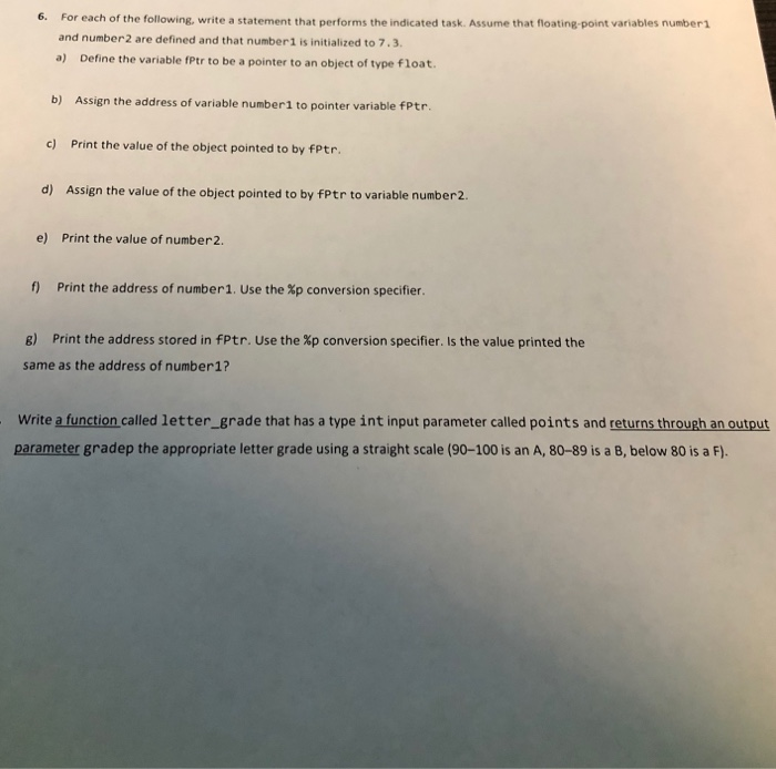 The corresponding appear in the function prototype and heading- 2. Constants and