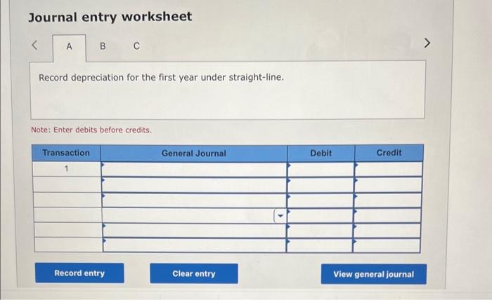 (Algo) [The following information applies to the questions displayed below.] Equipment costing