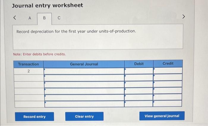 $10,800 with a 5 -year useful life and an estimated $1,800 salvage