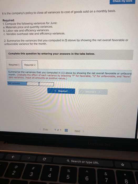 pools) Variable expenses: Variable COst of goods sold Variable selling expenses Total