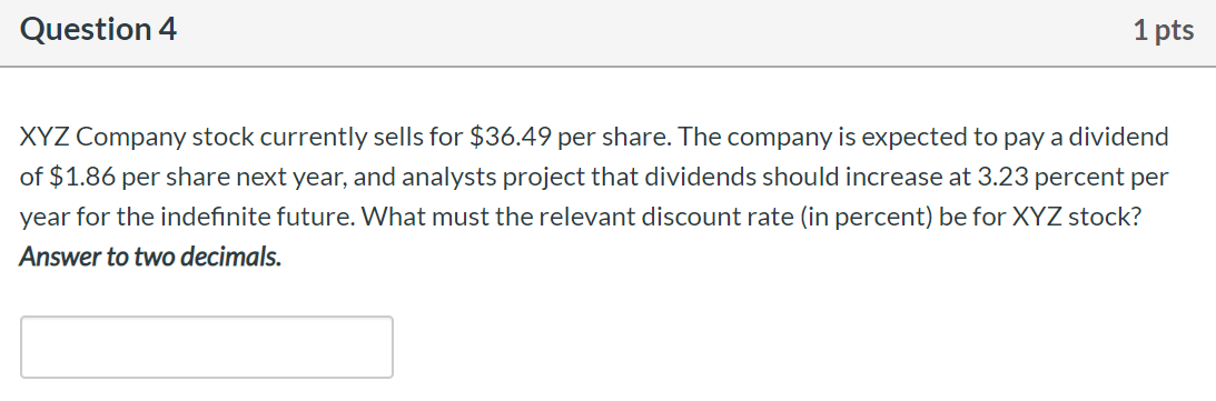 Please show all steps and double check your work! Question 4 1