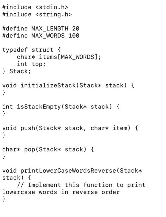 fopen function // implement those requirements return ; \} \#ifndef STACK_FUNCTIONS_H \#define