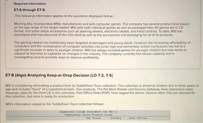  Hello, can you help me with this question please? E7.6 through