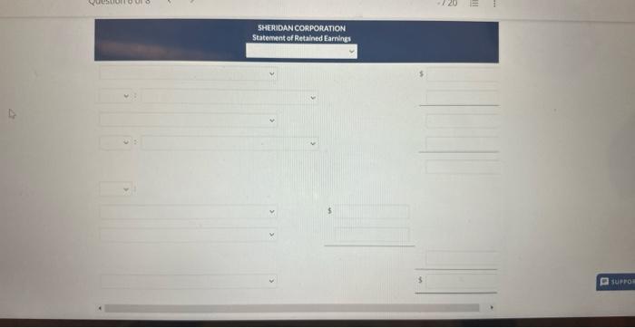 every single box. Current Attempt in Progress On January 1,2024, Sheridan Corporation
