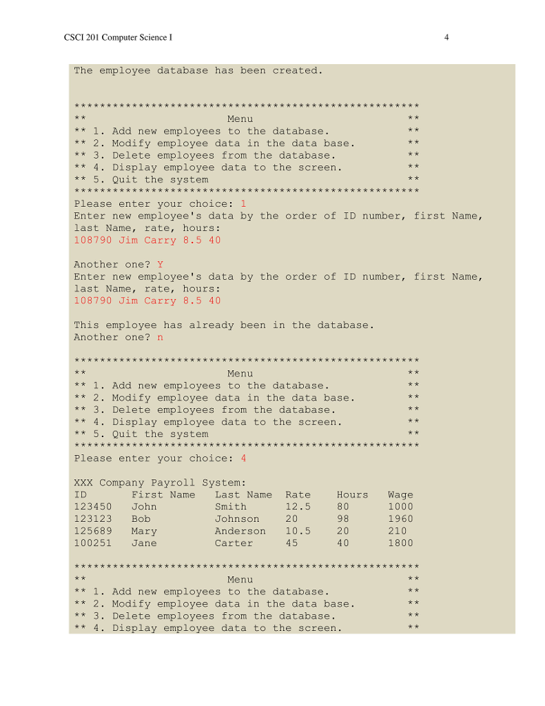 terms for the program. int id,result; double payRate, hours, wage; ofstream outputFile;