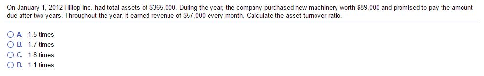 O A. Nothing because the business has not received the cash yet