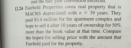 I don't understand how to solve and the half year convention