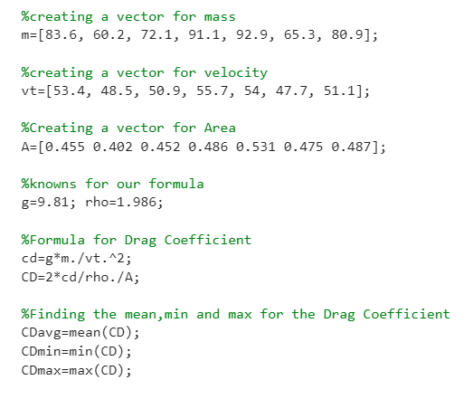 used to generate the data in the table below and measure their