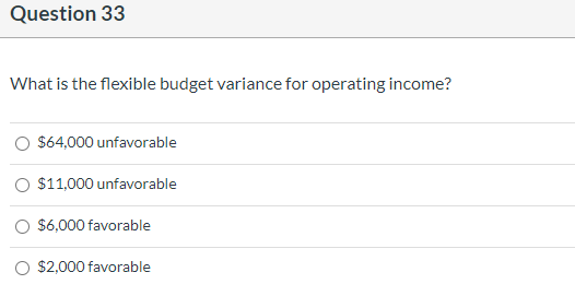 calls for production and sale of 18,000 units for $81,000; variable costs