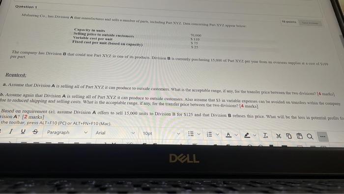 a number of parts, including Part XYZ. Data concerning Pan XYZ uppl