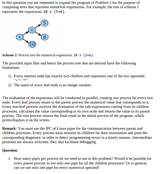  In this question you are requested to expand the program of