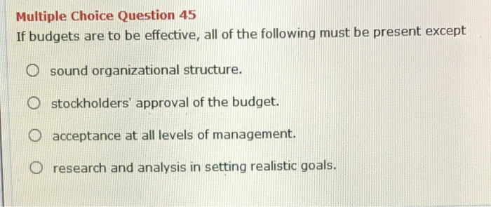 process is O a dean slate, with no expectations. O to motivate