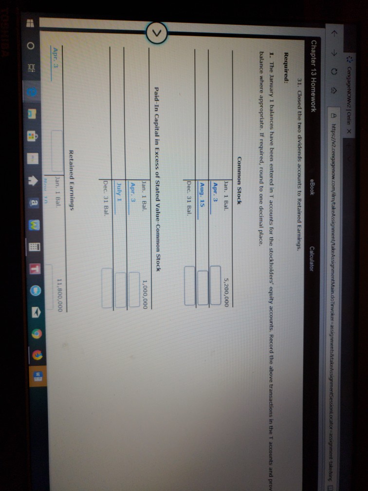 eBook Entries for Selected Corporate Transactions Tolbert Enterprises Inc. manufactures bathroom fixtures.
