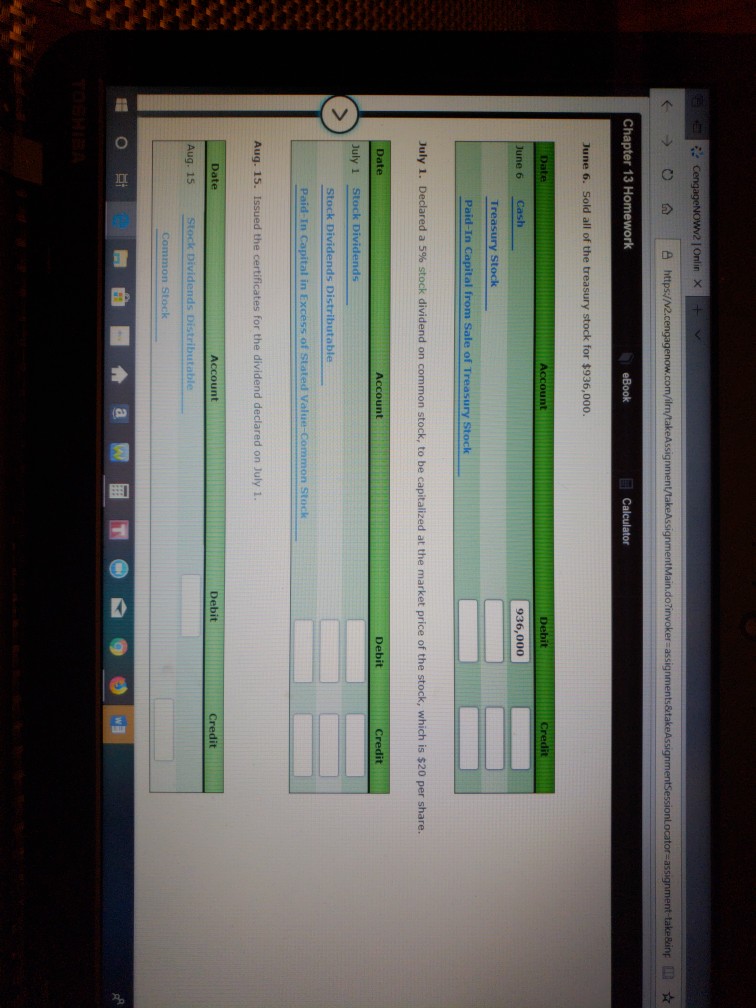 authorized, 520,000 shares issued) Paid-In Capital in Excess of Stated Value-Common Stock