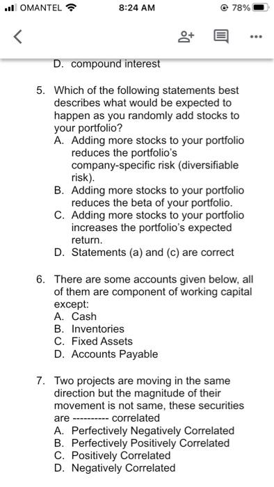  .. OMANTEL 8:24 AM 2 78%