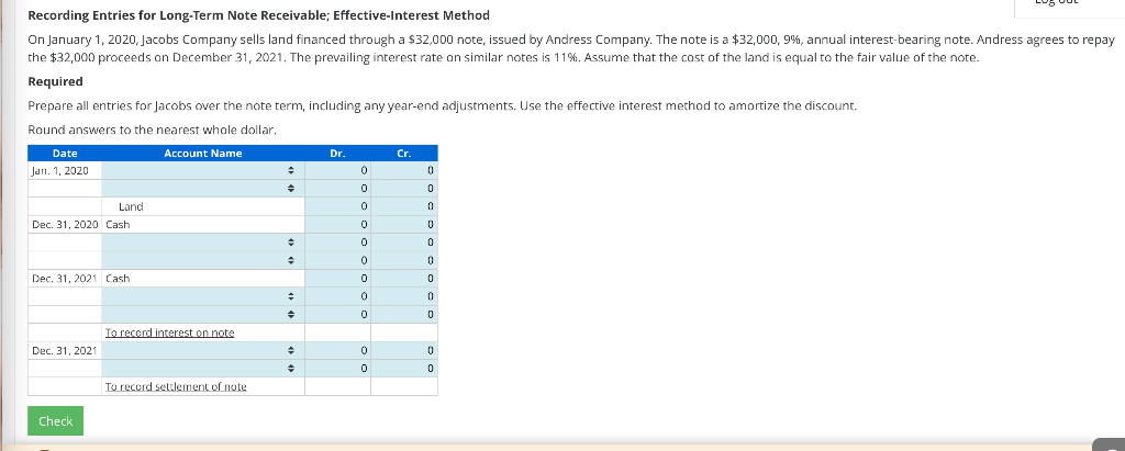  CAN I PLEASE GET SOME HELP ON THIS PROBLEM Recording Entries