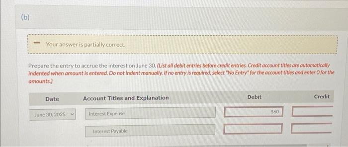 of the funds from the loan. (List all debit entries before credit