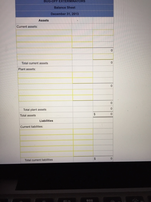 other companies. Following is the company's unadjusted trial balance as of December