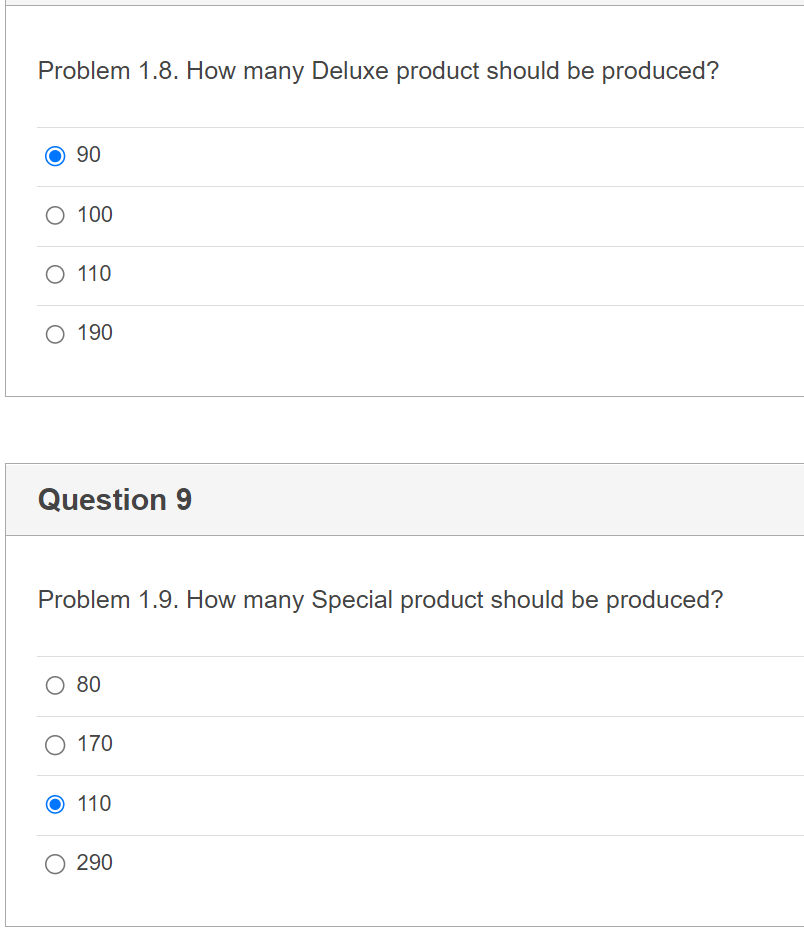 the next 4 weeks, as shown in Table 1. The assignment of