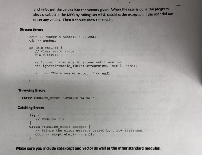 gets the number of miles and gallons each time the user fuels
