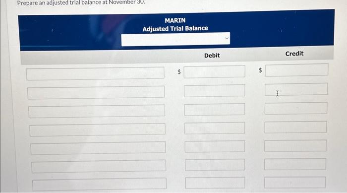 the perpetual inventory method. During November, the following summary transactions were completed.