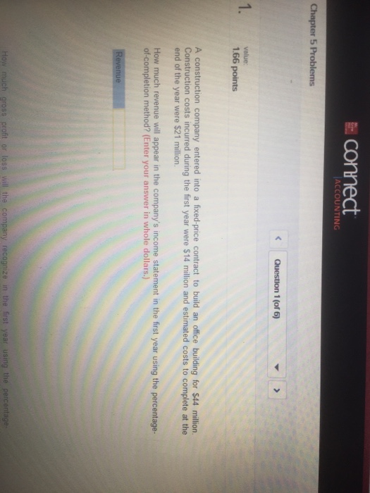  TING Chapter 5 Problems Question 1 (of 6) 1 value 166