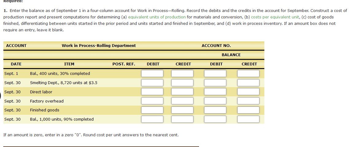 Reports Pittsburgh Aluminum Company uses a process cost system to record the