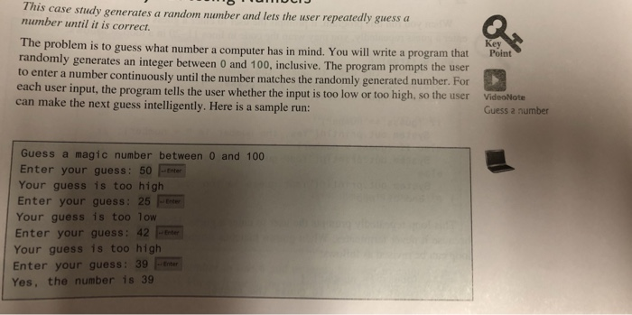  using java to make a program This case study generates a